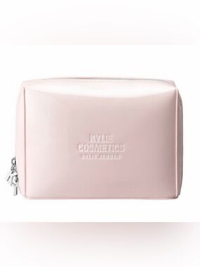 Kylie Cosmetics Pale Pink Glossy Patent Makeup Bag